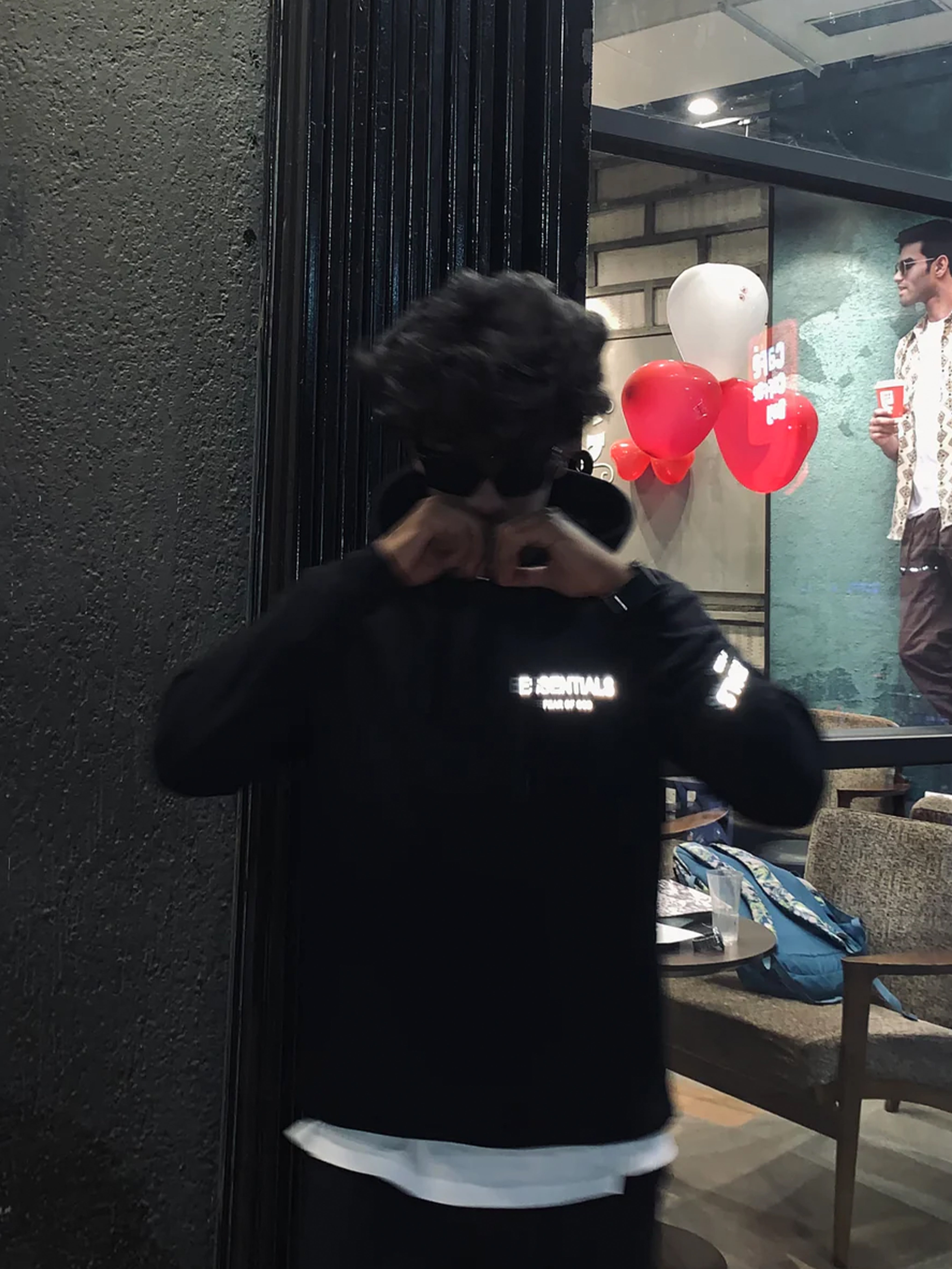 Essential Reflective hoodie