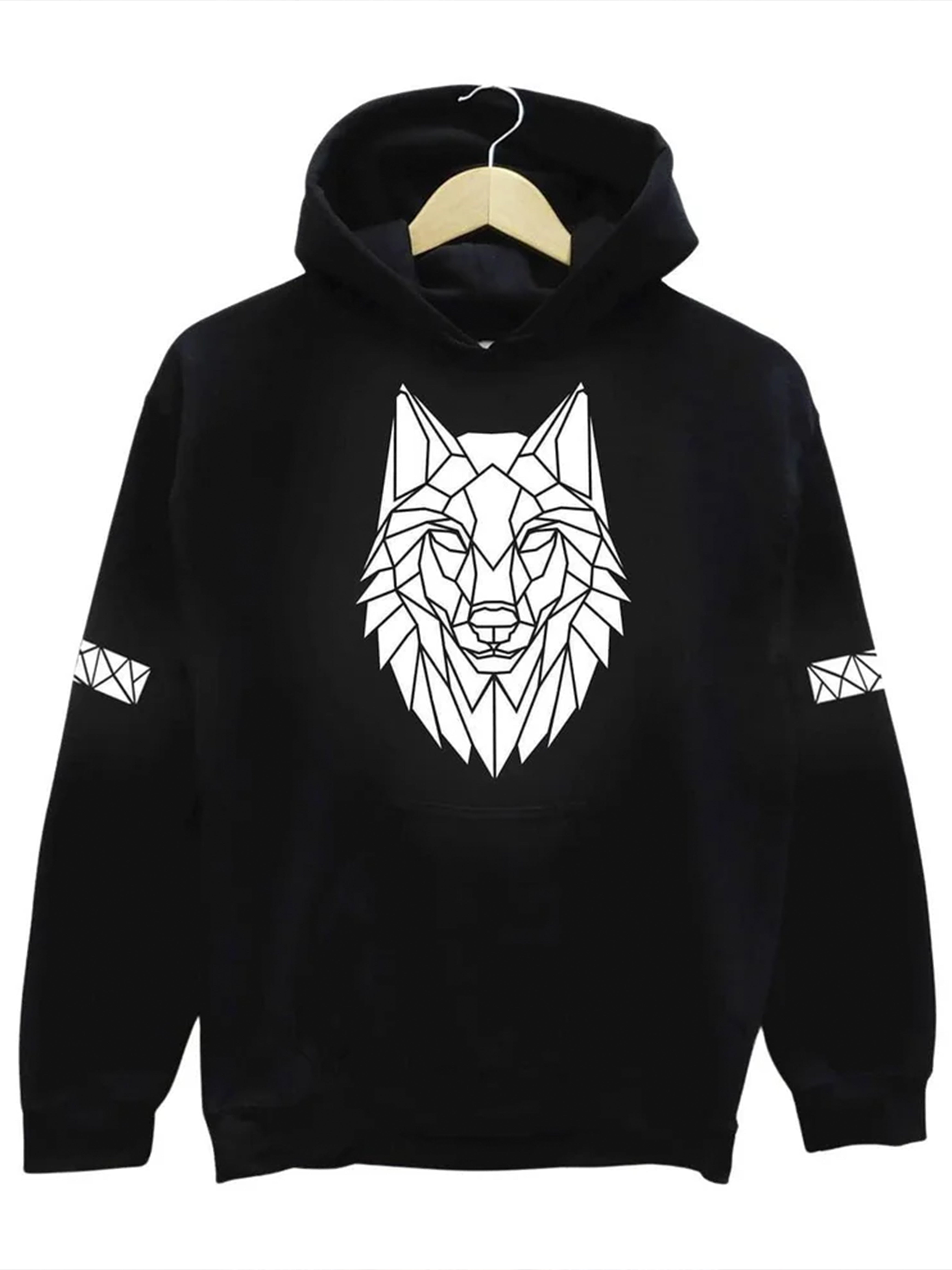Wolf Reflective Hoodie