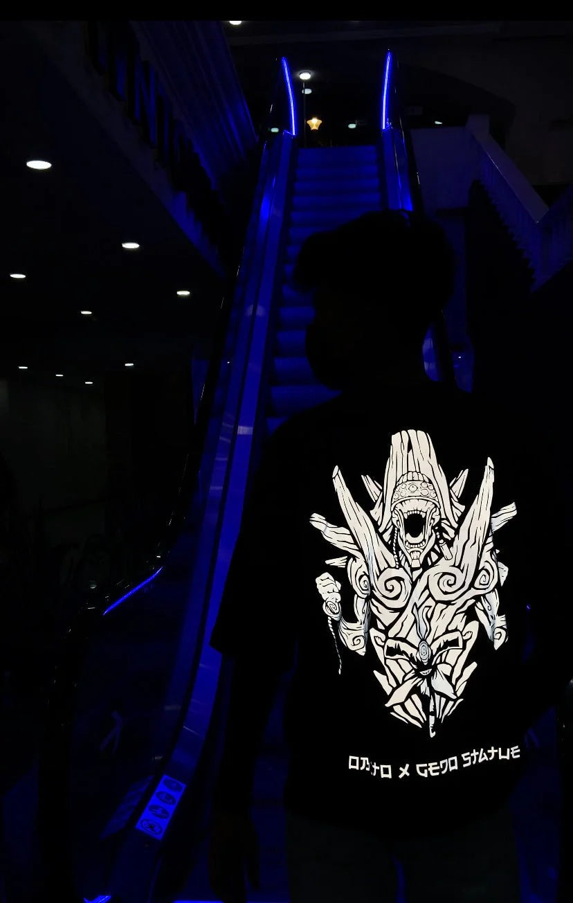 Obito X Gedo Statue OVERSIZE Reflective Tee