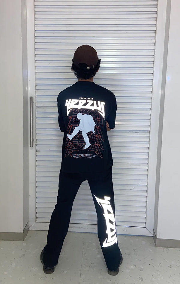Yeezus Merch – Kanye West Clothing Co-ords Set (T-Shirt & Baggy Pants)